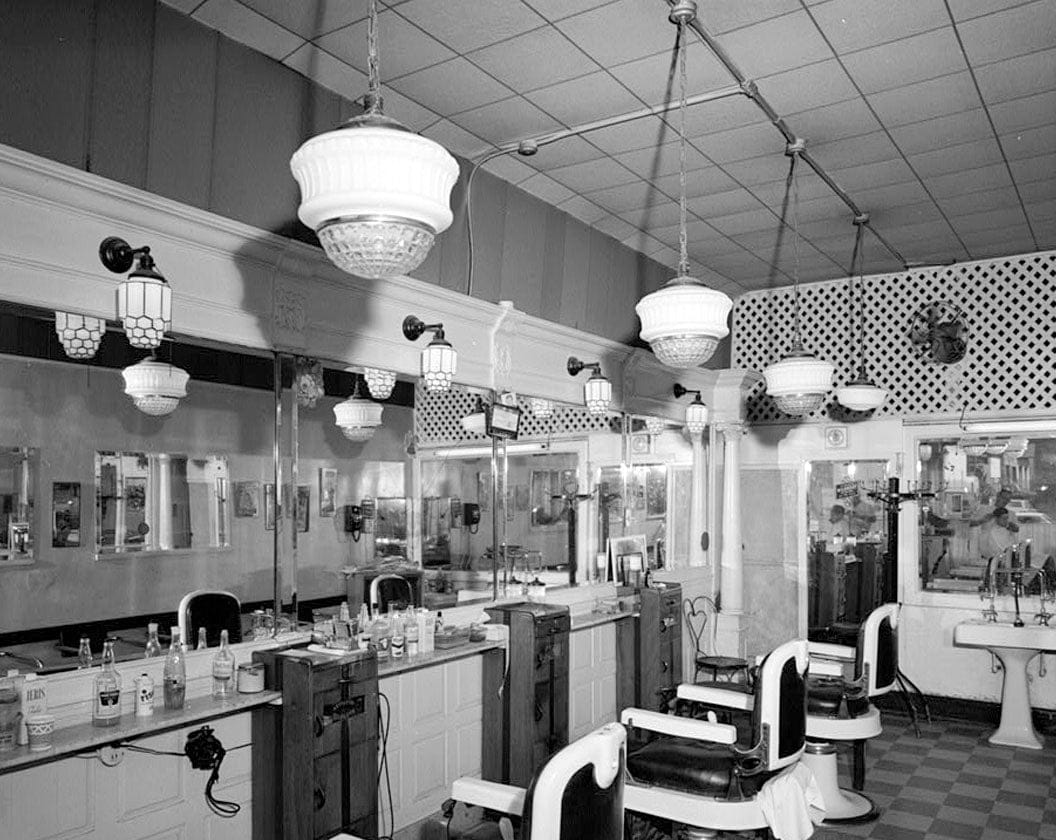 Historic Photo : Barber Shop, 3251 M Street Northwest, Washington, District of Columbia, DC 1 Photograph