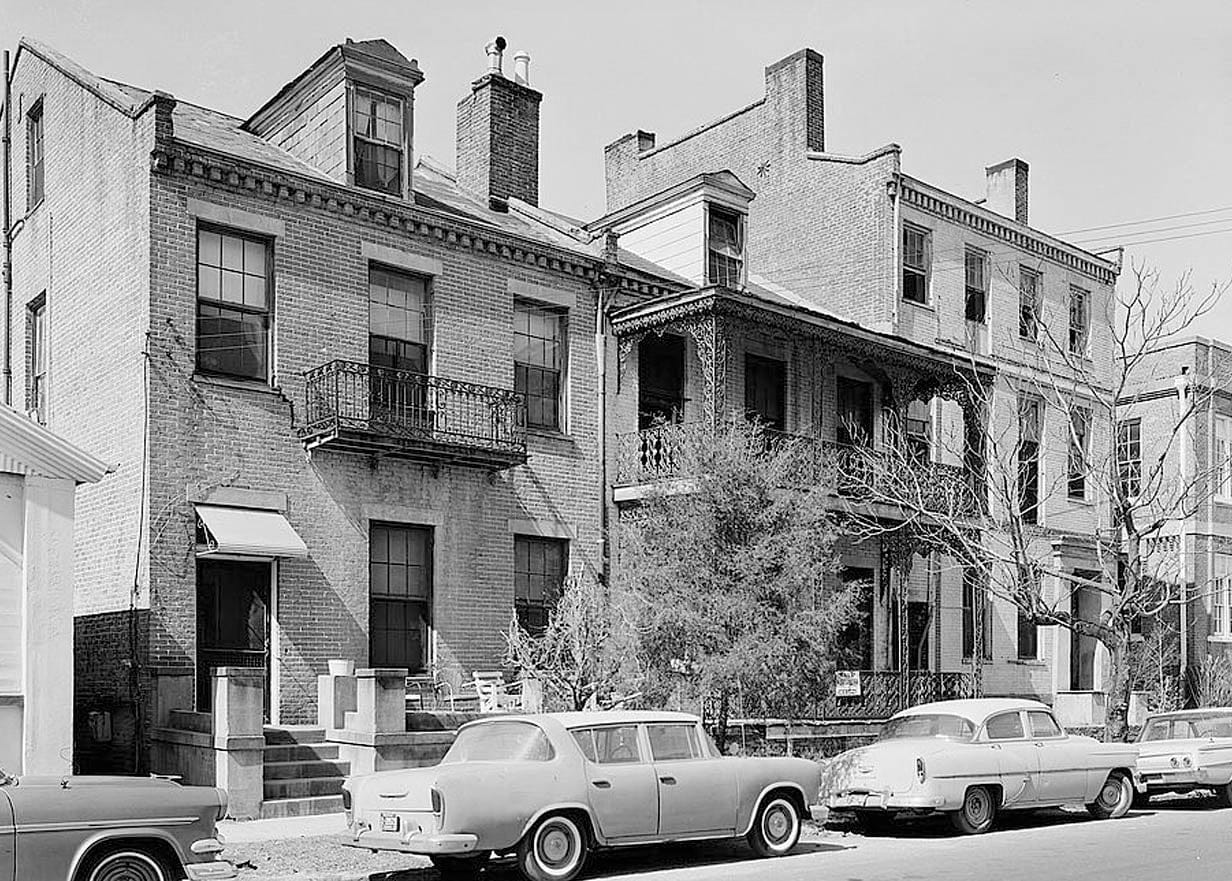 Historic Photo : Dr. Ludolph Parmly Houses, 303-305-307 Conception Street, Mobile, Mobile County, AL 2 Photograph