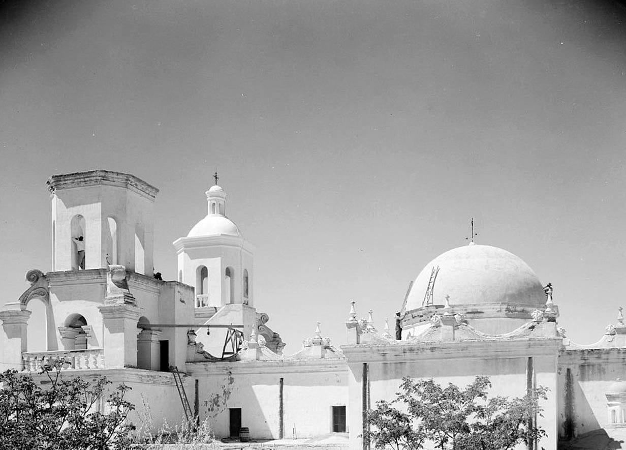 Historic Photo : San Xavier del Bac Mission, Mission Road, Tucson, Pima County, AZ 21 Photograph