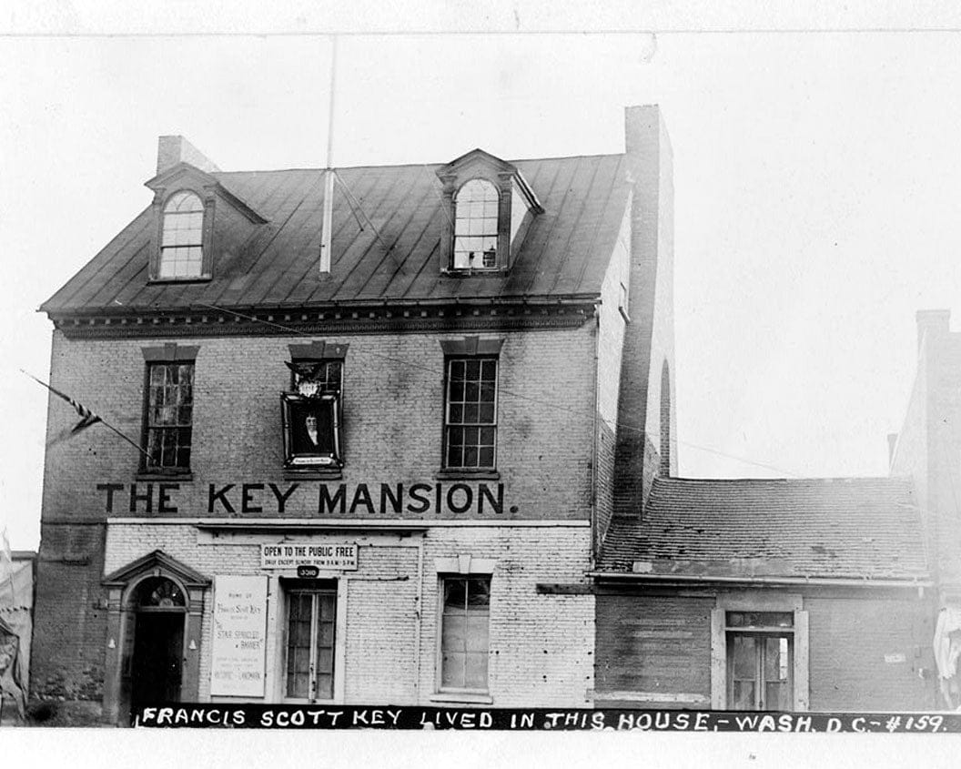 Historic Photo : Francis Scott Key House, 3518 M Street Northwest, Washington, District of Columbia, DC 2 Photograph