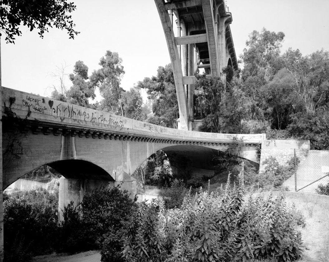 Historic Photo : Colorado Street Bridge, Spanning Arroyo Seco at Colorado Boulevard, Pasadena, Los Angeles County, CA 2 Photograph
