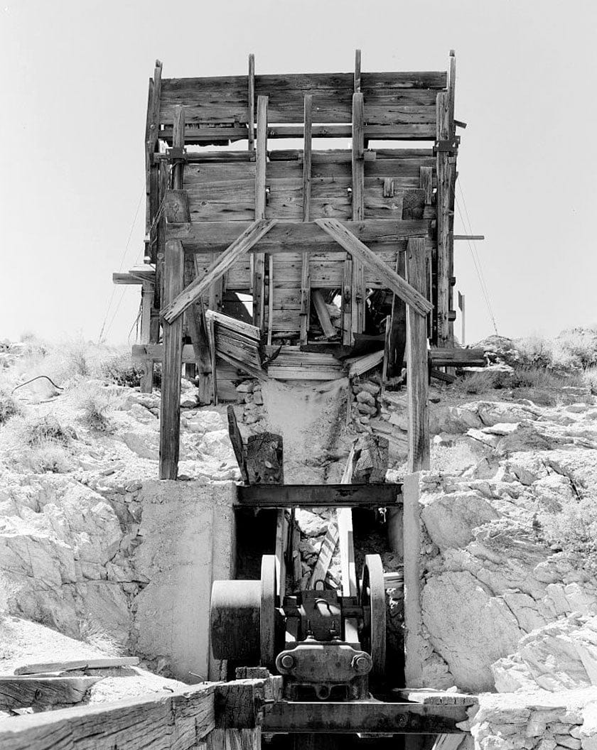 Historic Photo : Skidoo Mine, Park Route 38 (Skidoo Road), Death Valley Junction, Inyo County, CA 11 Photograph