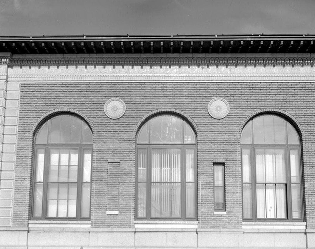 Historic Photo : Stamford Post Office, 421 Atlantic Street, Stamford, Fairfield County, CT 1 Photograph