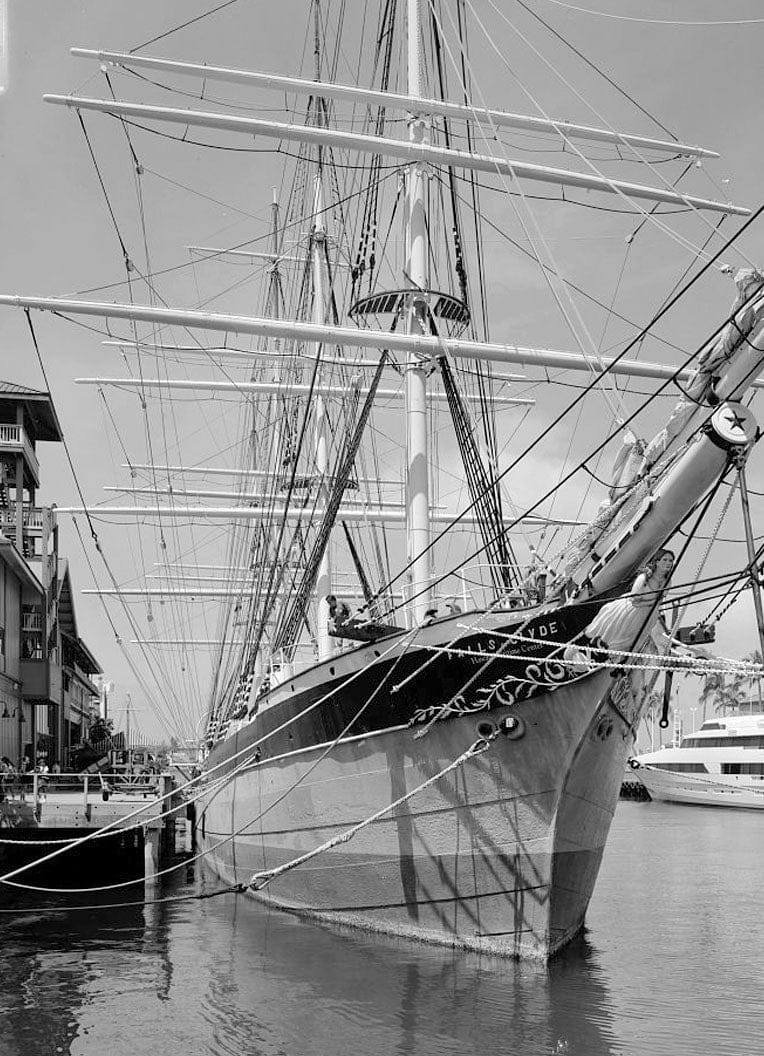 Historic Photo : Ship "Falls of Clyde", Hawaii Maritime Center,Pier 7, Honolulu, Honolulu County, HI 11 Photograph