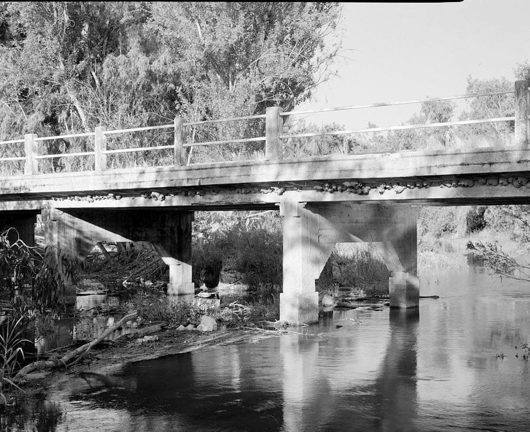 Historic Photo : Cottonwood Creek Bridge, Spanning Cottonwood Creek on Road 28, Madera, Madera County, CA 3 Photograph