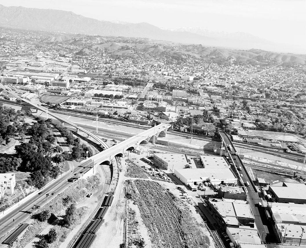 Historic Photo : Los Angeles River Bridges, Los Angeles, Los Angeles County, CA 7 Photograph