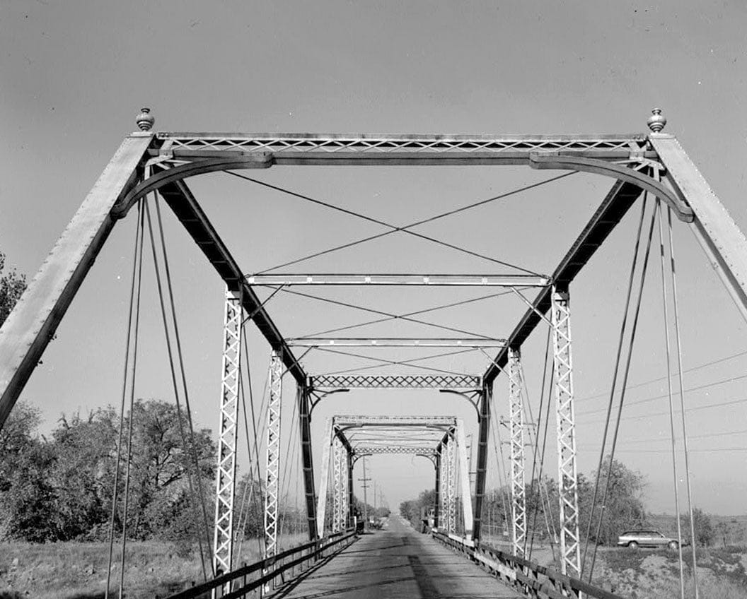 Historic Photo : Weidemeyer Bridge, Spanning Thomes Creek at Rawson Road, Corning, Tehama County, CA 8 Photograph