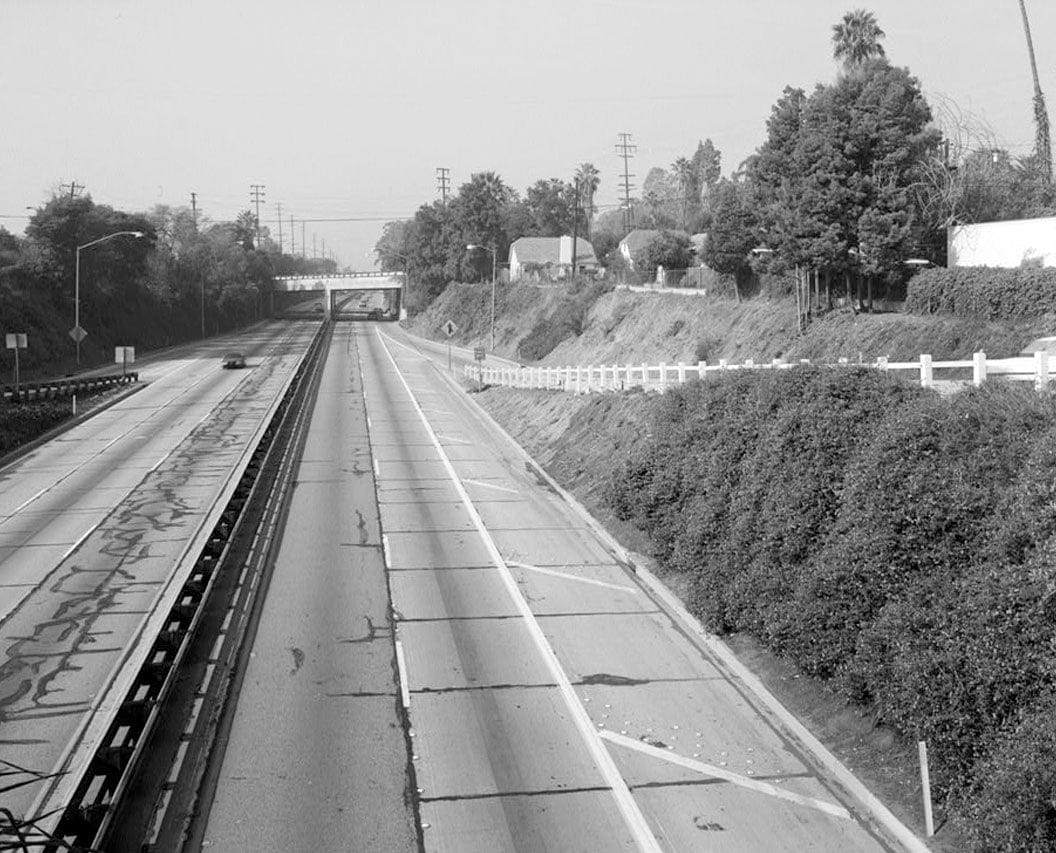 Historic Photo : Arroyo Seco Parkway, Fair Oaks Avenue Bridge, Milepost 31.17, Los Angeles, Los Angeles County, CA 3 Photograph