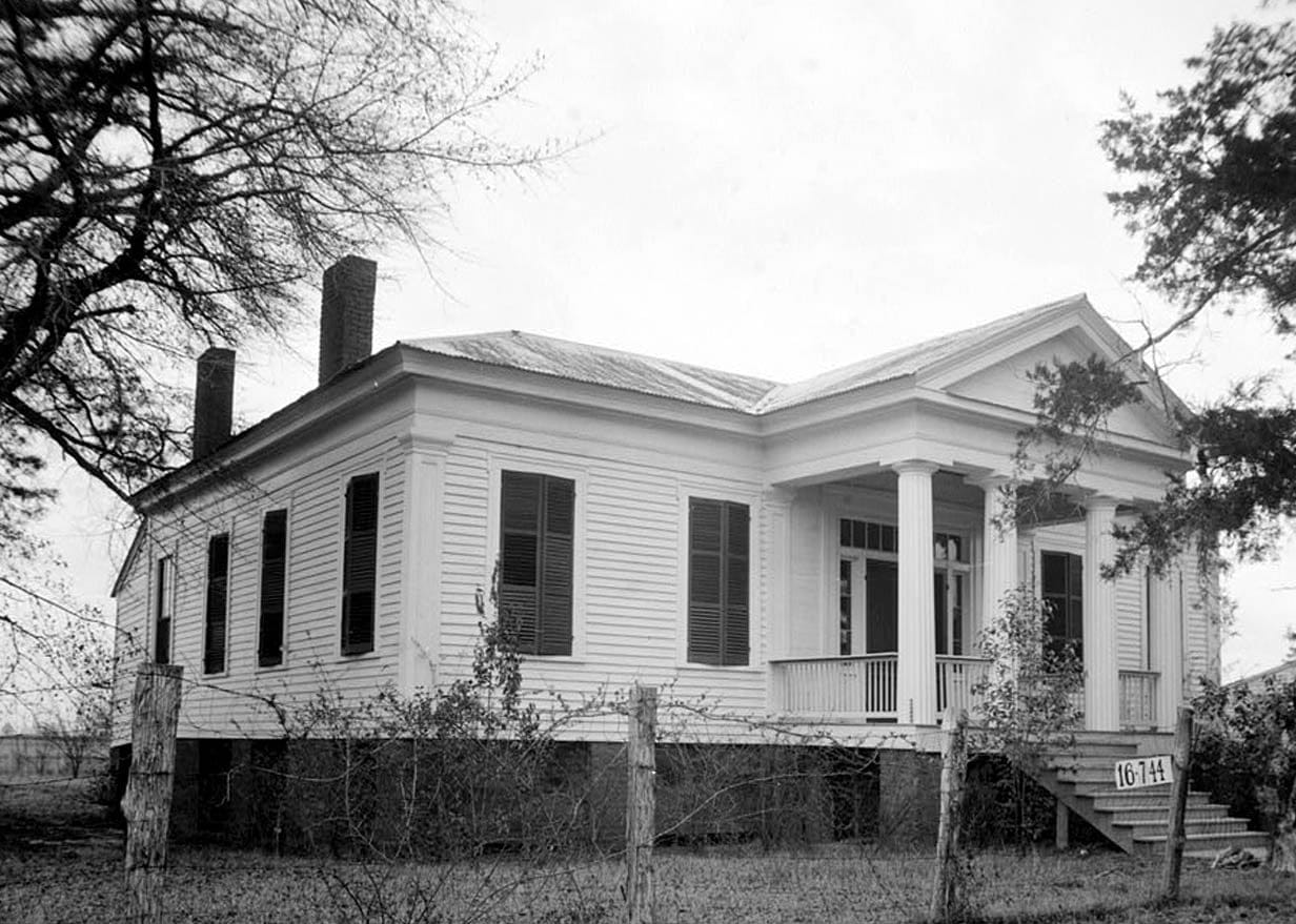Historic Photo : Hudson Summer House, County Road 37, Summerfield, Dallas County, AL 1 Photograph