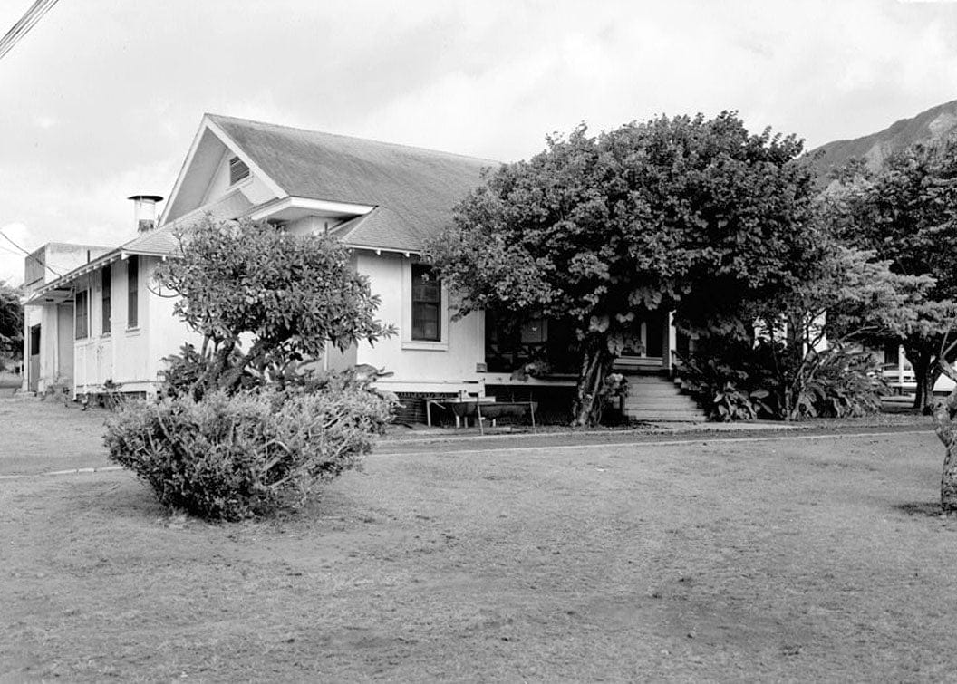 Historic Photo : McVeigh Home, Recreation Hall, Moloka'i Island, Kalaupapa, Kalawao County, HI 1 Photograph