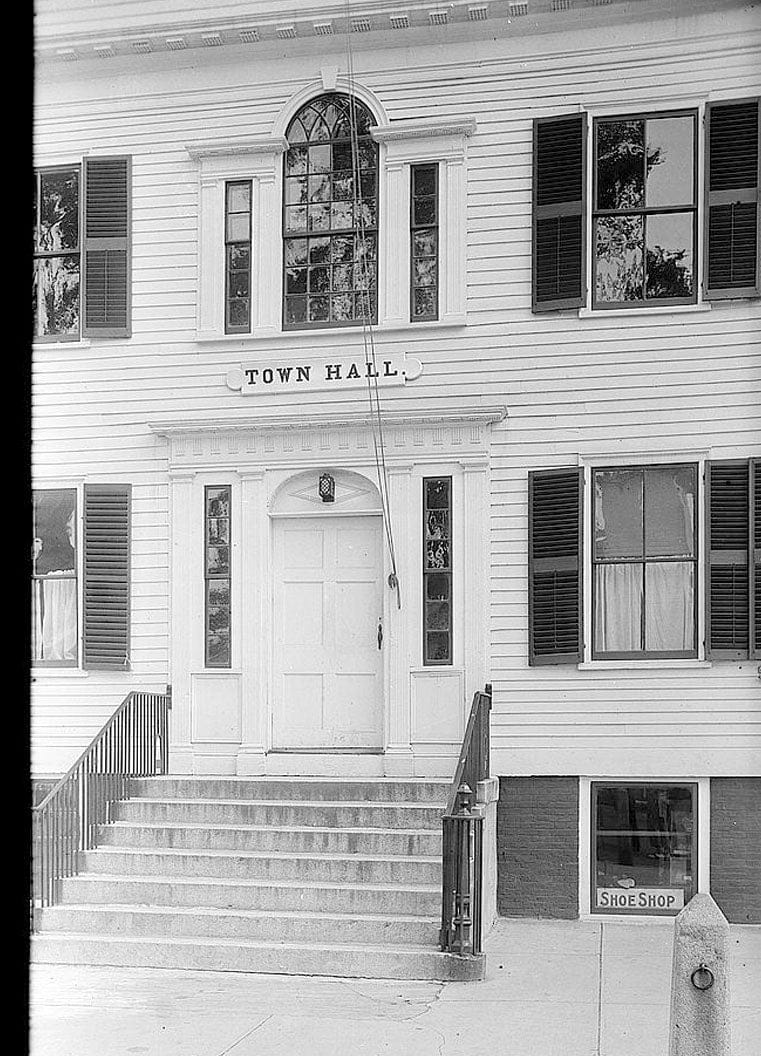 Historic Photo : Town Hall, Brooklyn, Windham County, CT 2 Photograph