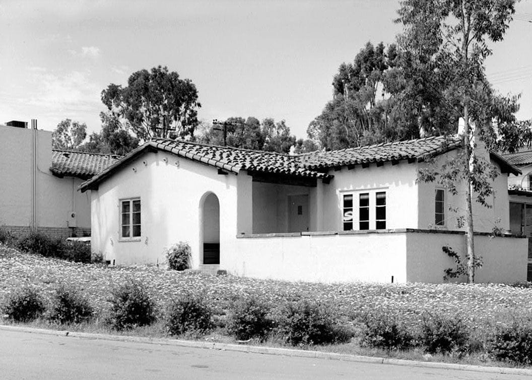 Historic Photo : House, La Granada & Via de Santa Fe, Rancho Santa Fe, San Diego County, CA 2 Photograph