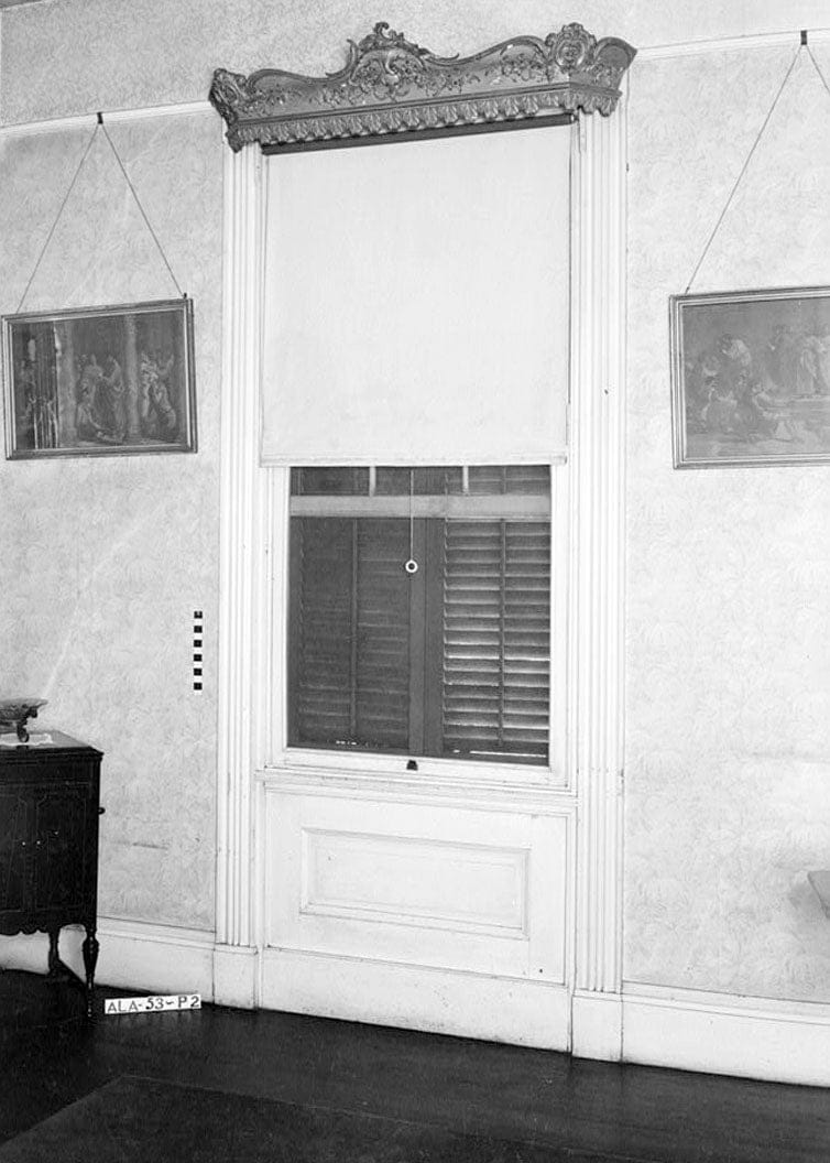Historic Photo : Audley H. Gazzam House & Servants' Quarters, 1255 Government Street, Mobile, Mobile County, AL 17 Photograph