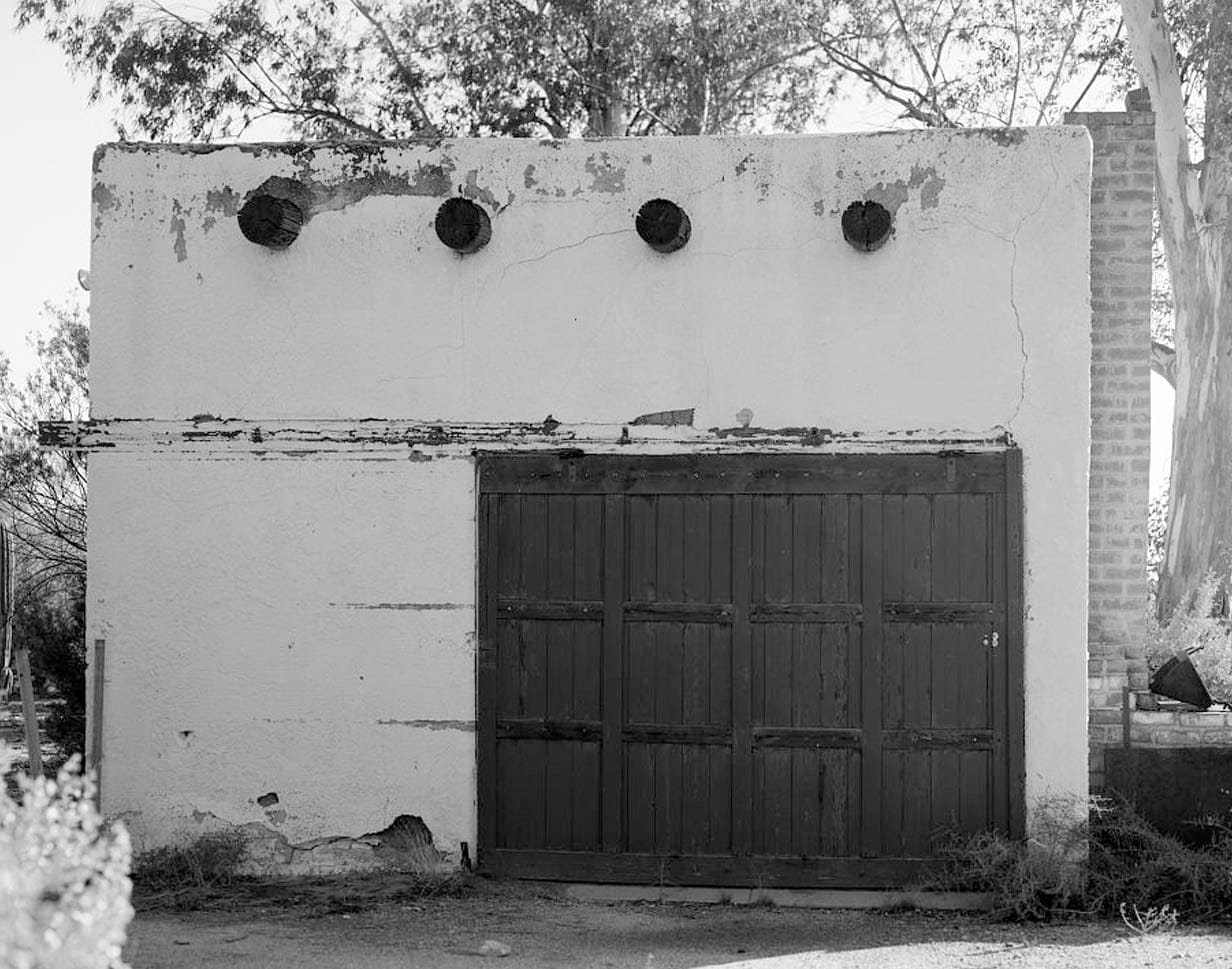 Historic Photo : Tucson Plant Materials Center, Superintendent's Garage, 3241 North Romero Road, Tucson, Pima County, AZ 1 Photograph