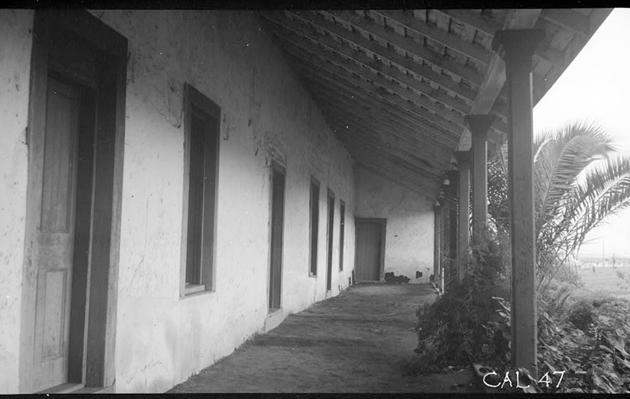 Historic Photo : La Casa de Lopez, Twiggs Street, Old Town, San Diego, San Diego County, CA 2 Photograph
