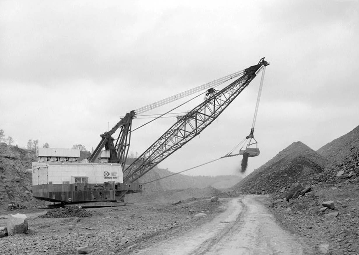 Historic Photo : Drummond Coal Company Cedrum Mine, 8750 Pit, County Road 124, Townley, Walker County, AL 1 Photograph