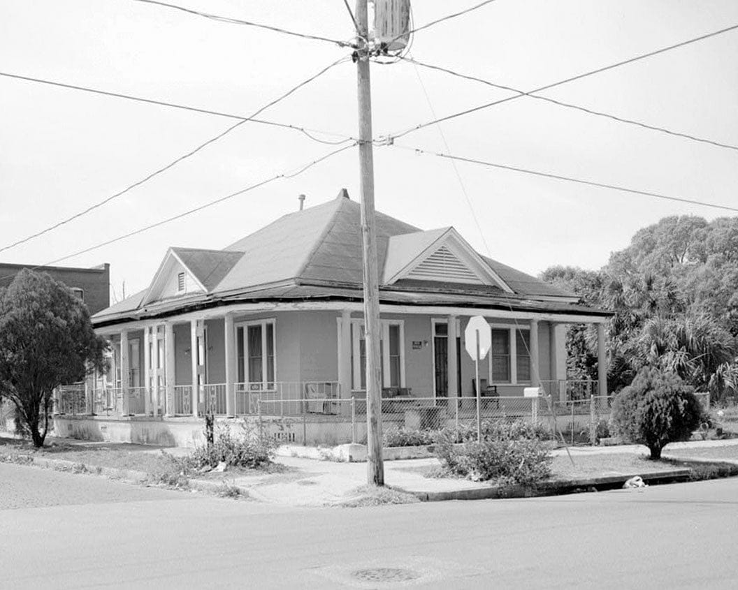 Historic Photo : 1821 East Fifteenth Avenue (House), Tampa, Hillsborough County, FL 3 Photograph