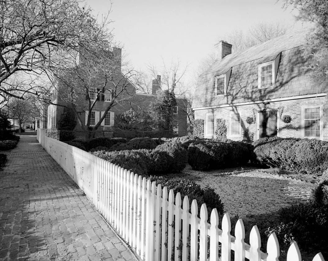 Historic Photo : Odessa Historic District, Main Street (Houses), Appoquinimink Creek, High, Main & Fourth Streets, Odessa, New Castle County, DE 2 Photograph