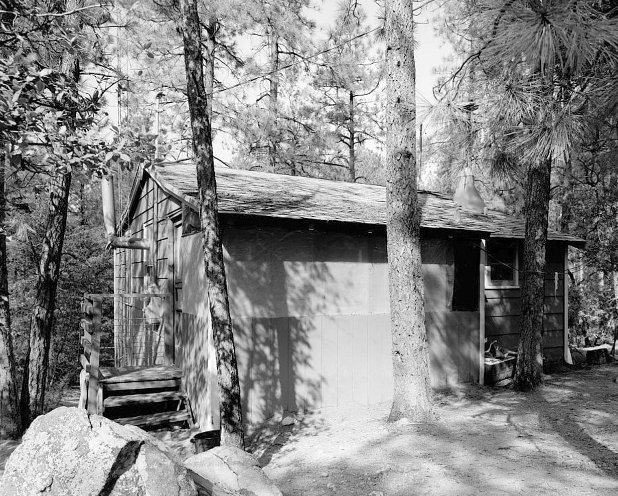 Historic Photo : Horsethief Basin Resort, Cabin No. 1, 7 miles Southeast of Crown King, Crown King, Yavapai County, AZ 1 Photograph
