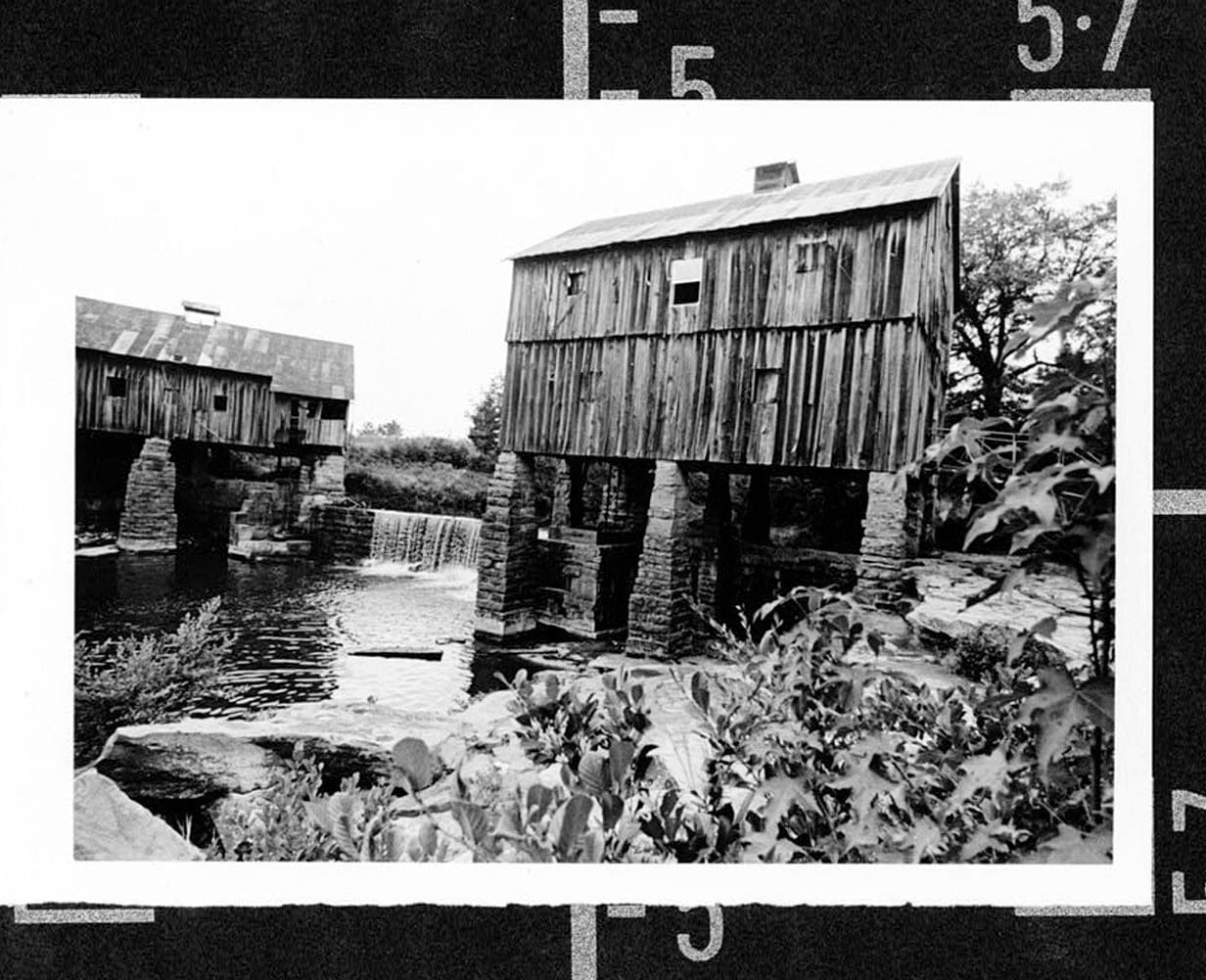 Historic Photo : Boshell's Mill, Lost Creek at Alabama Route 124, 1.7 miles South of Route 78, Townley, Walker County, AL 2 Photograph