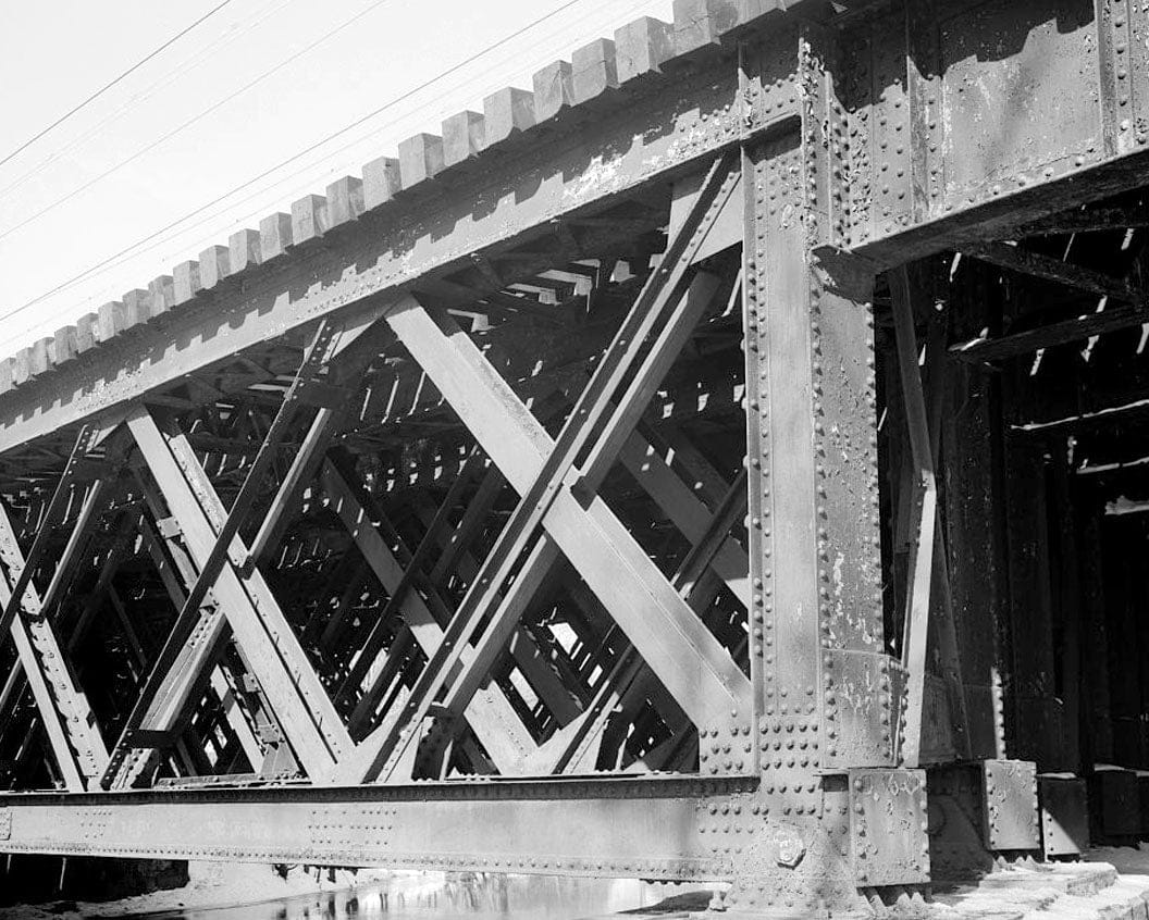 Historic Photo : Bridge No. 110, Spanning Wepawaug River & Prospect Street at Metro-North Railroad, Milford, New Haven County, CT 1 Photograph