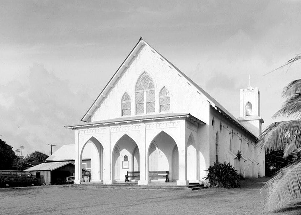 Historic Photo : St. Francis Catholic Church, Moloka'i Island, Kalaupapa, Kalawao County, HI 1 Photograph