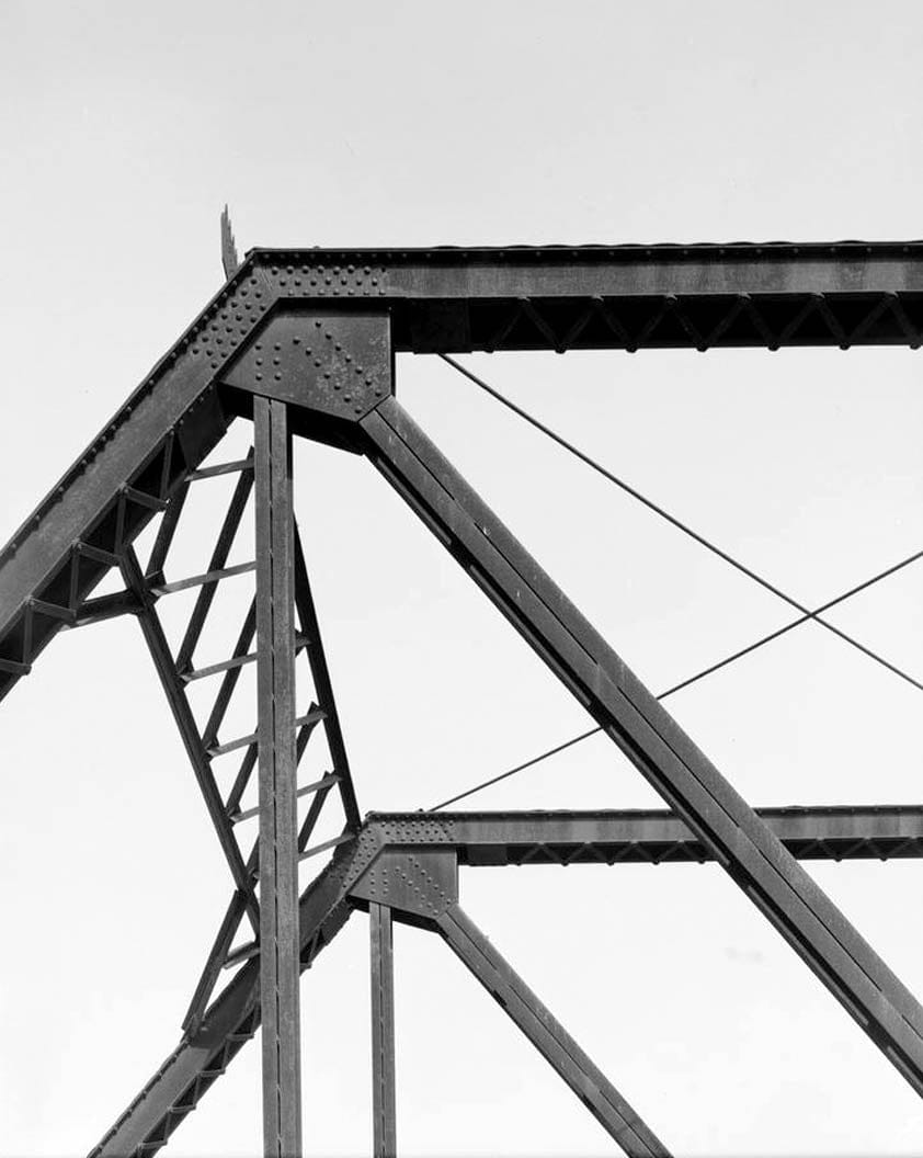 Historic Photo : Mill Rock Bridge, Spanning Big Bear Creek, Monmouth, Jackson County, IA 13 Photograph