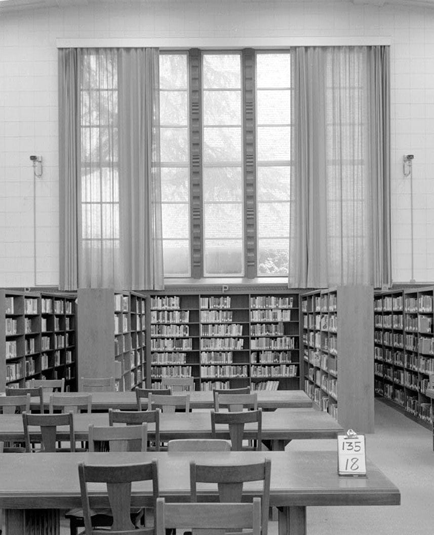 Historic Photo : Sacramento Junior College, Library, 3835 Freeport Boulevard, Sacramento, Sacramento County, CA 12 Photograph