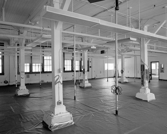 Mare Island Naval Shipyard, Administrative Offices & Cafeteria, Twelfth Street, north side between Railroad Avenue & Cedar Aveneu, Vallejo, Solano County, CA 3