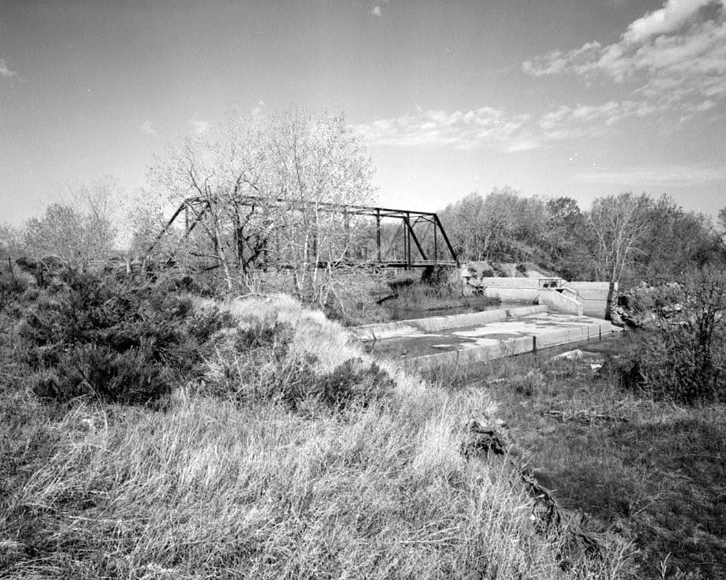 Historic Photo : Elson Bridge, Spanning Purgatoire River at County Road 36, El Moro, Las Animas County, CO 2 Photograph