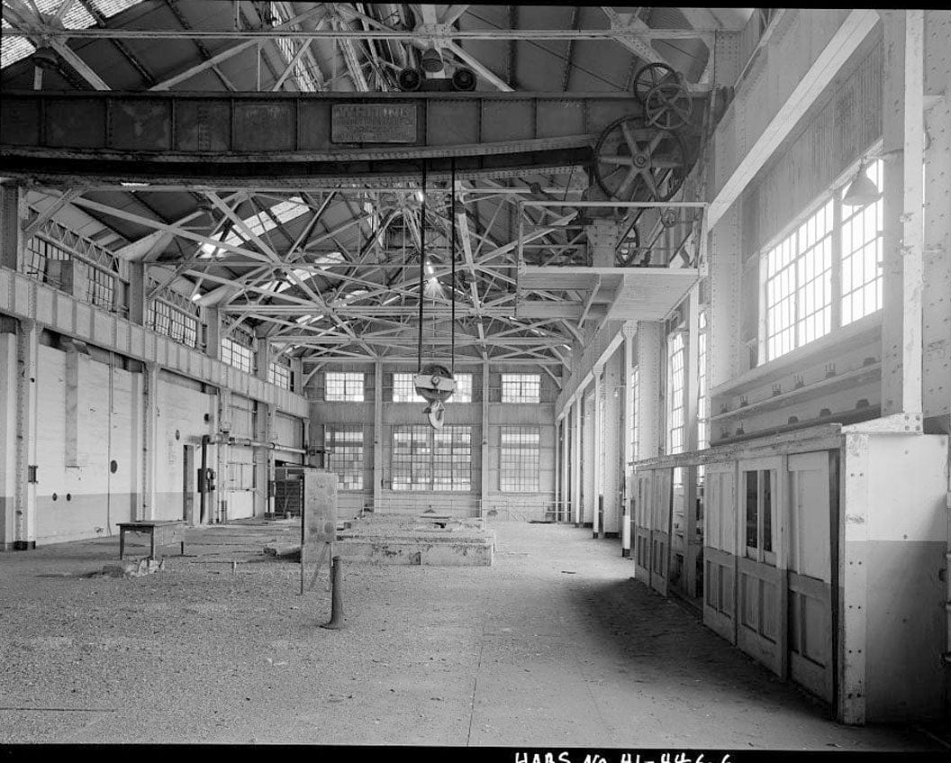 Historic Photo : U.S. Naval Base, Pearl Harbor, Power House, Near Seventh Street, between Avenues D & E, Pearl City, Honolulu County, HI 1 Photograph