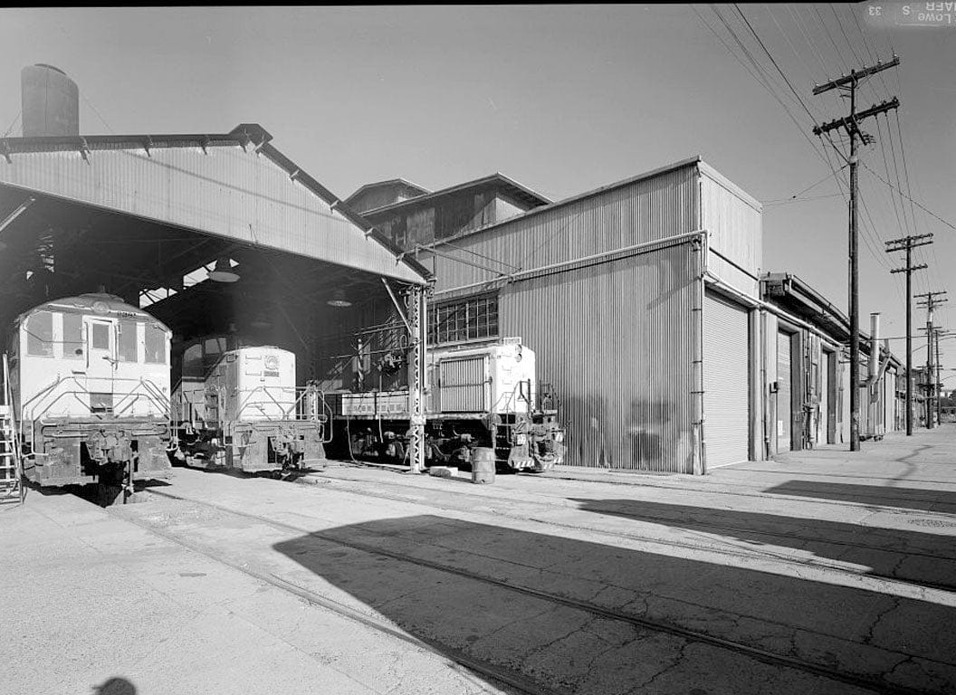 Historic Photo : Southern Pacific, Sacramento Shops, Boiler Shop, 111 I Street, Sacramento, Sacramento County, CA 2 Photograph