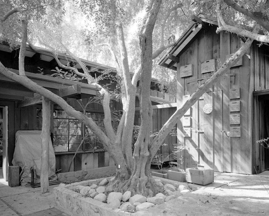 Historic Photo : Sam & Alfreda Maloof Compound, Main Residence & Workshop, 9553 Highland Avenue, Rancho Cucamonga, San Bernardino County, CA 4 Photograph