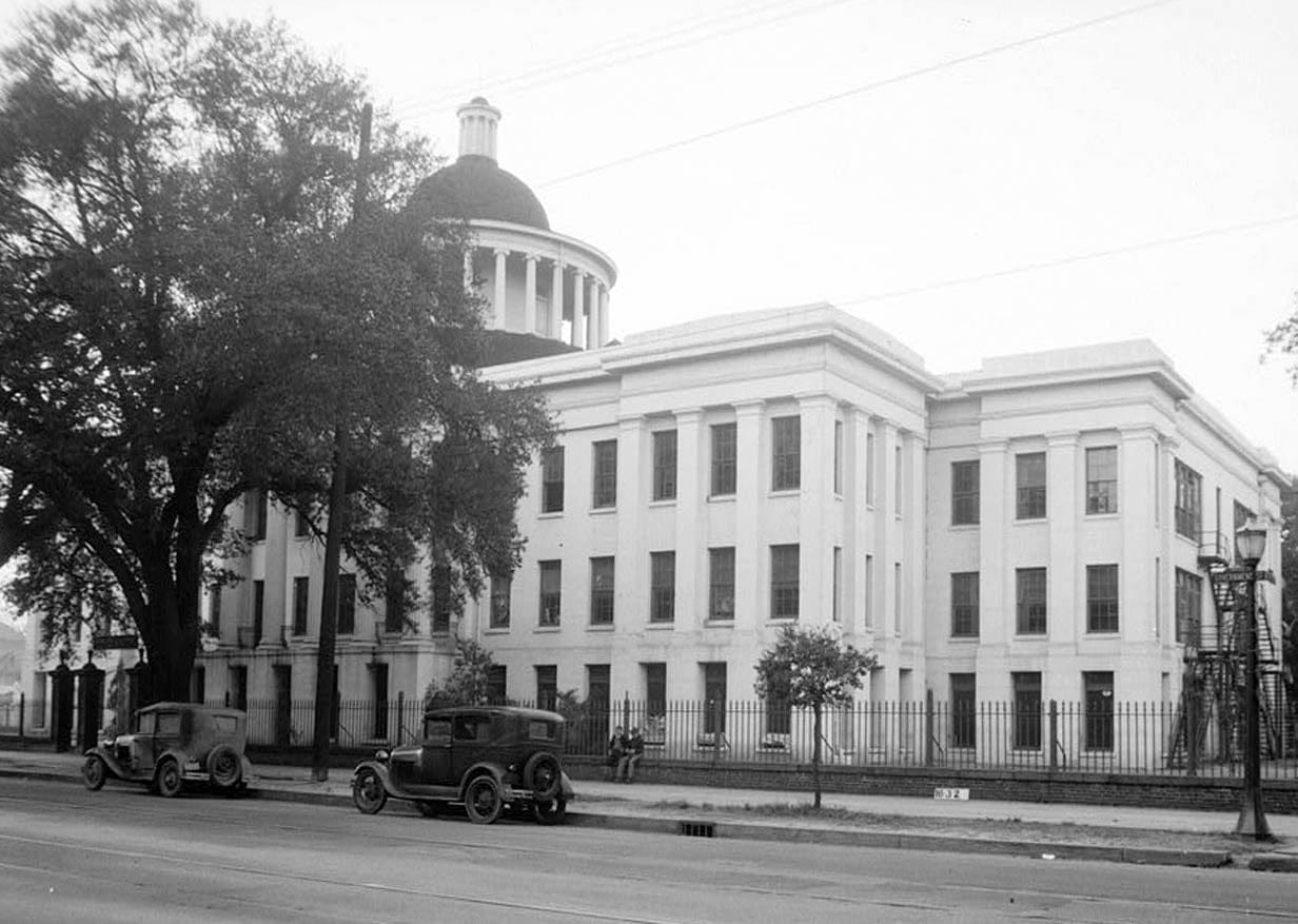 Historic Photo : Barton Academy, Government Street, Mobile, Mobile County, AL 2 Photograph