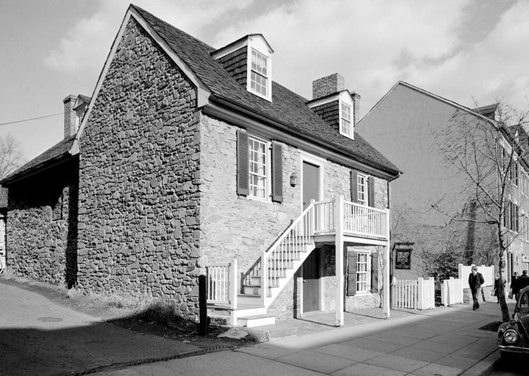 Historic Photo : Old Stone House, 3051 M Street Northwest, Washington, District of Columbia, DC 1 Photograph