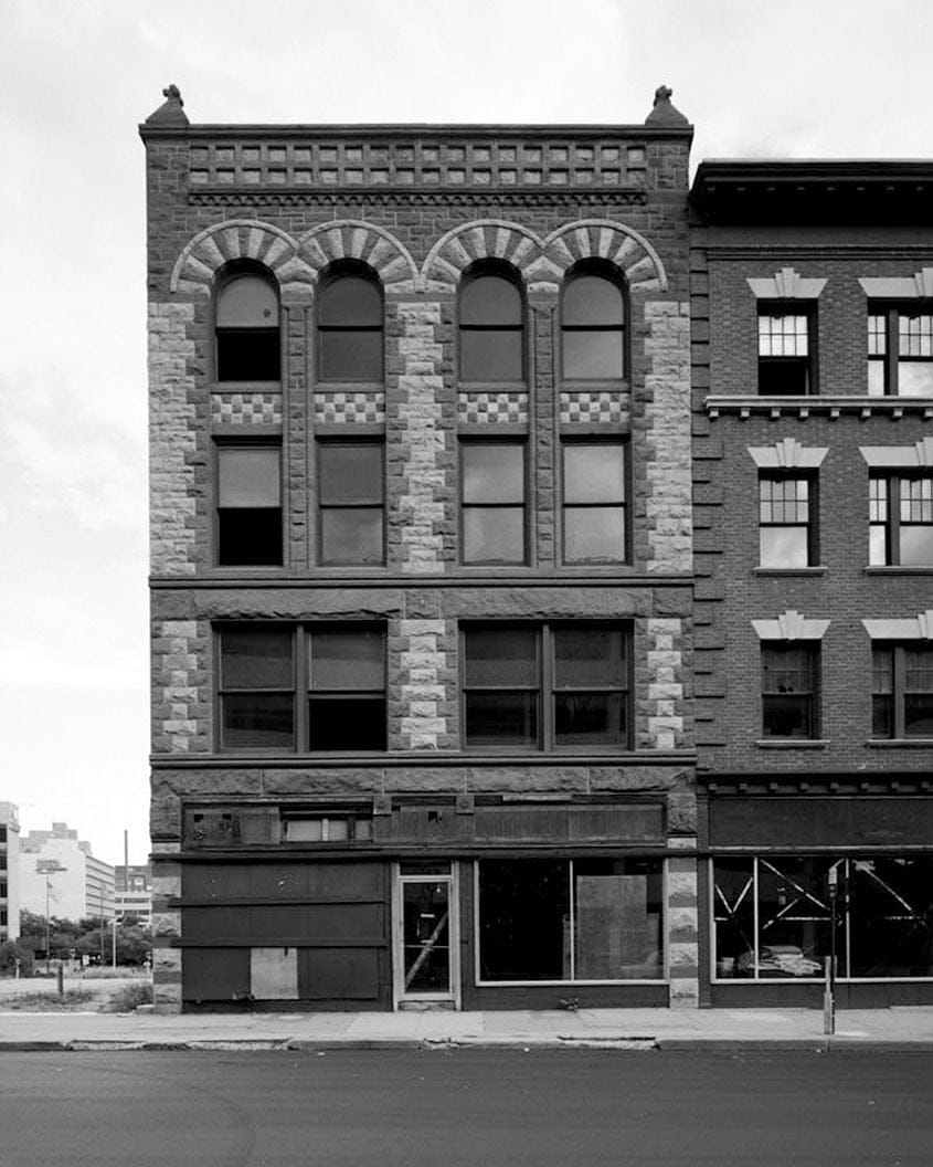 Historic Photo : Pritchard Building, 207-211 Bank Street, Waterbury, New Haven County, CT 4 Photograph