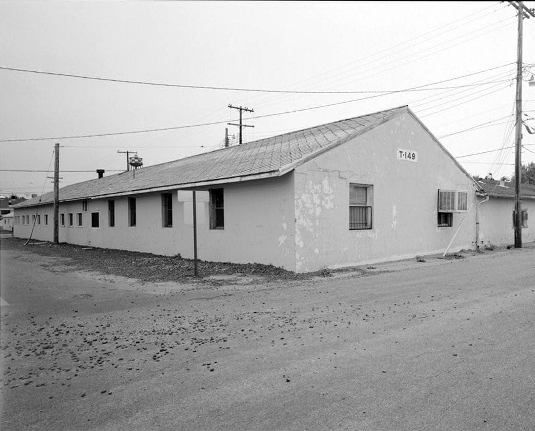 Historic Photo : Fitzsimons General Hospital, Carpenter Shop Building, Southwest Corner of West I Avenue, & North Tenth Street, Aurora, Adams County, CO 2 Photograph