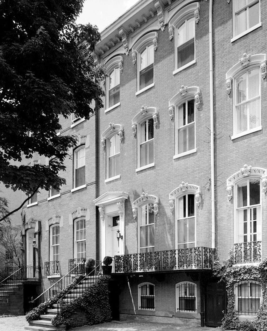 Historic Photo : Wheatley Town House, 3043 N Street Northwest, Washington, District of Columbia, DC 2 Photograph
