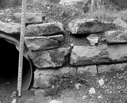Grand Canyon National Park Roads, Apache Street Headwall No. 3, Southeast corner of intersection of Center Road and Apache Street, Grand Canyon Village, Coconino County, AZ 3