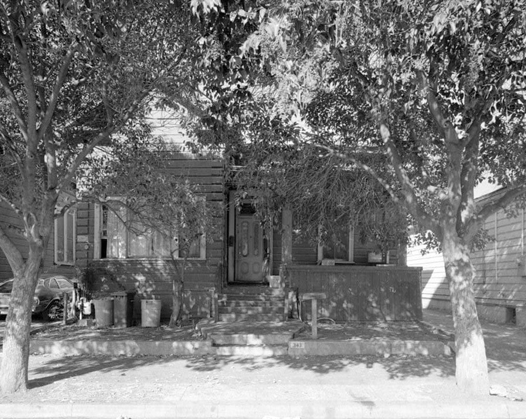 Historic Photo : Bartolomeo Vinassa House, 339-341 West St. John Street, San Jose, Santa Clara County, CA 4 Photograph