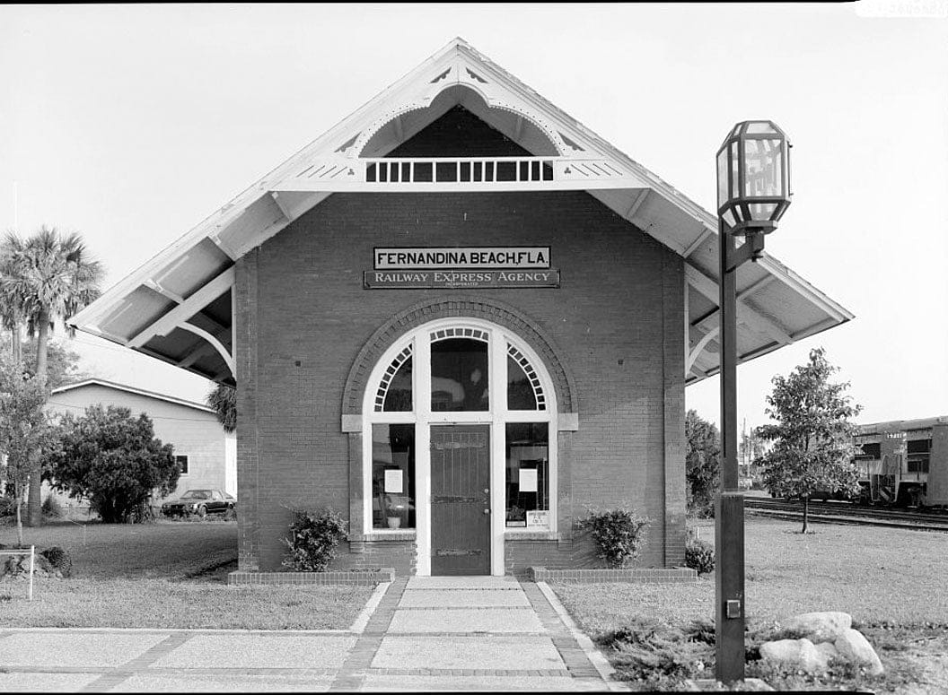 Historic Photo : Old Fernandina Depot, 100 Atlantic Avenue, Fernandina Beach, Nassau County, FL 1 Photograph