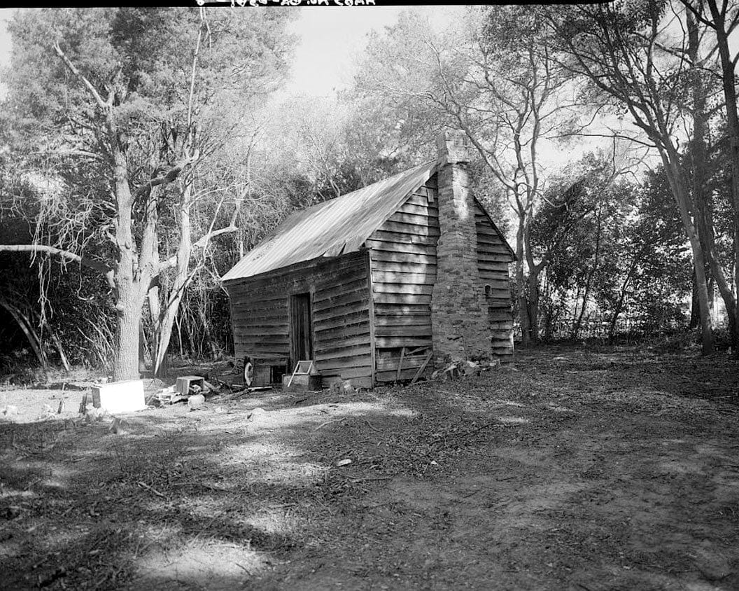 Historic Photo : Free Cabin, State Route 121-U.S. Highway 25-Peach Orchard Road, Hephzibah, Richmond County, GA 2 Photograph