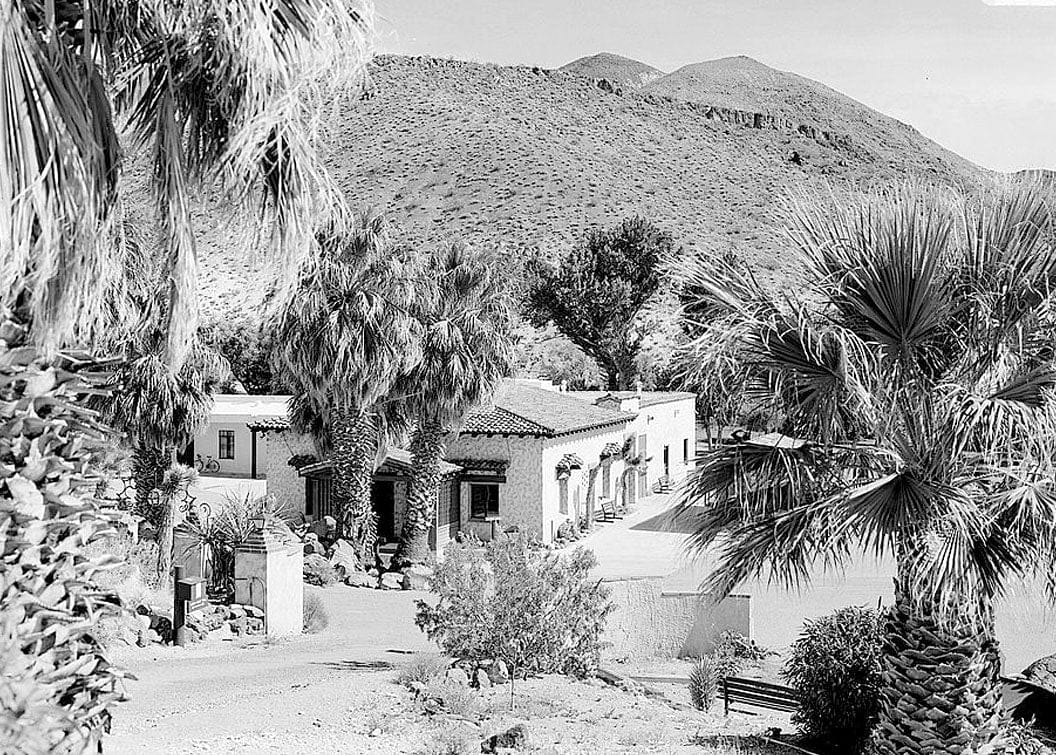 Historic Photo : Death Valley Ranch, Garage-Long Shed-Bunkhouse, Death Valley Junction, Inyo County, CA 1 Photograph