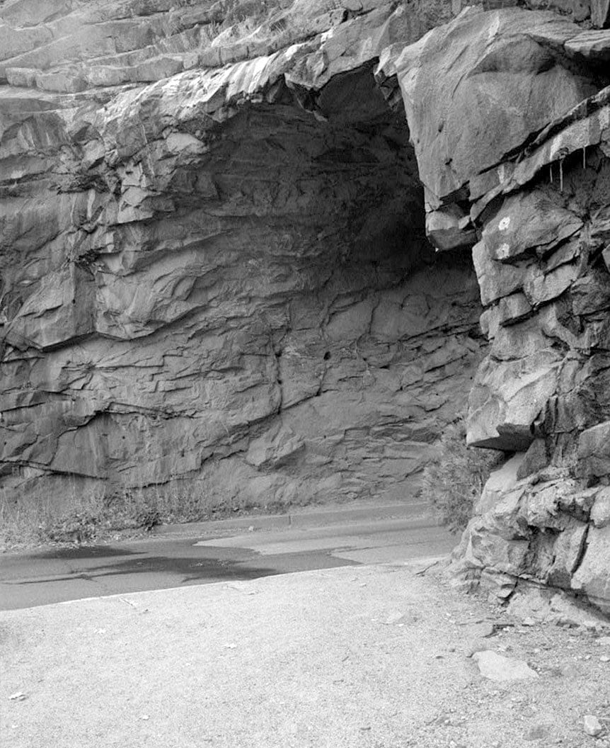 Historic Photo : Wawona Tunnel, Wawona Road through Turtleback Dome, Yosemite Village, Mariposa County, CA 4 Photograph