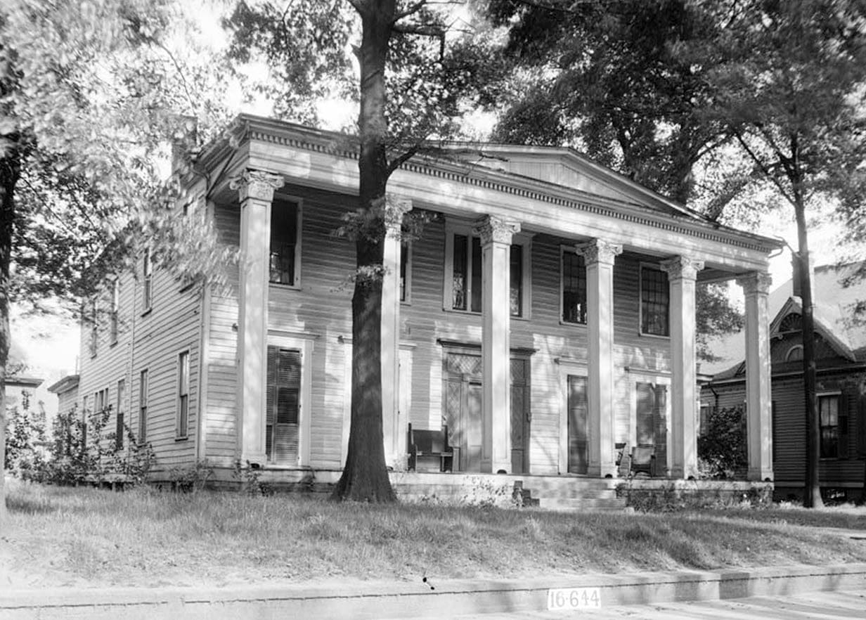 Historic Photo : Taylor-Ponder-Graves House, 511 South McDonough Street, Montgomery, Montgomery County, AL 1 Photograph