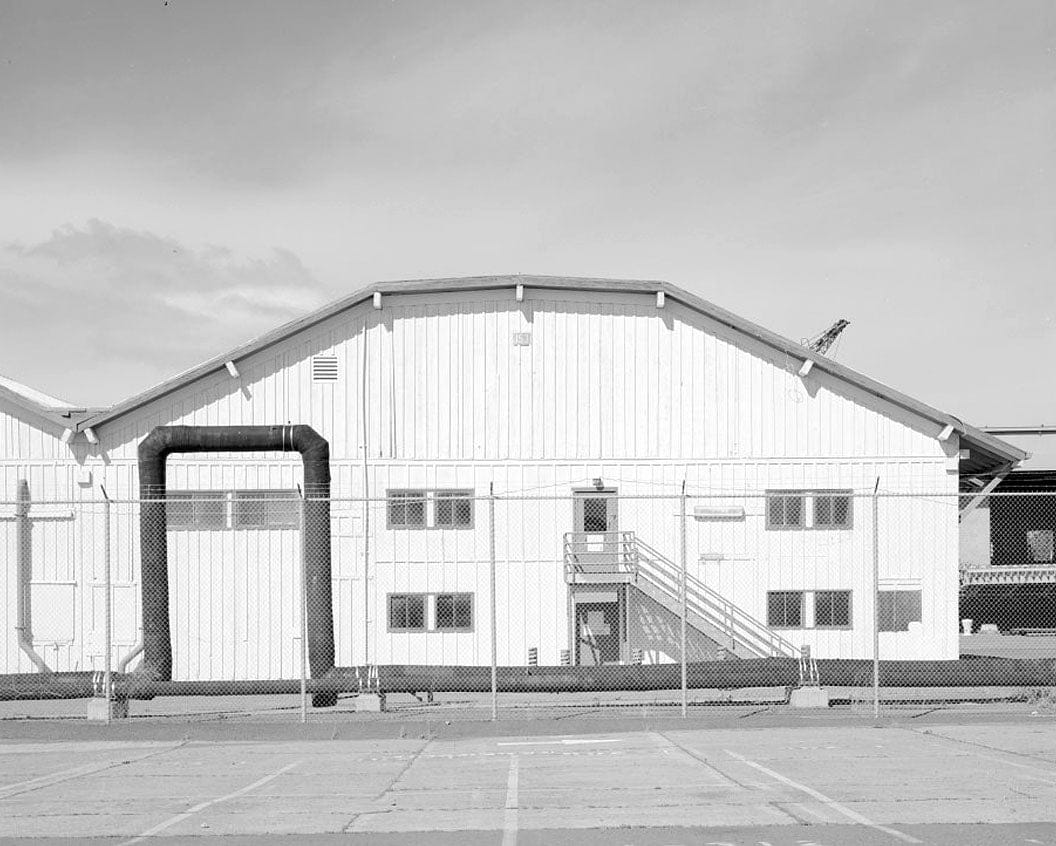 Historic Photo : Mare Island Naval Shipyard, Coal Sheds, Waterfront Avenue, northwest corner of Waterfront Avenue & Fourth Street, Vallejo, Solano County, CA 2 Photograph