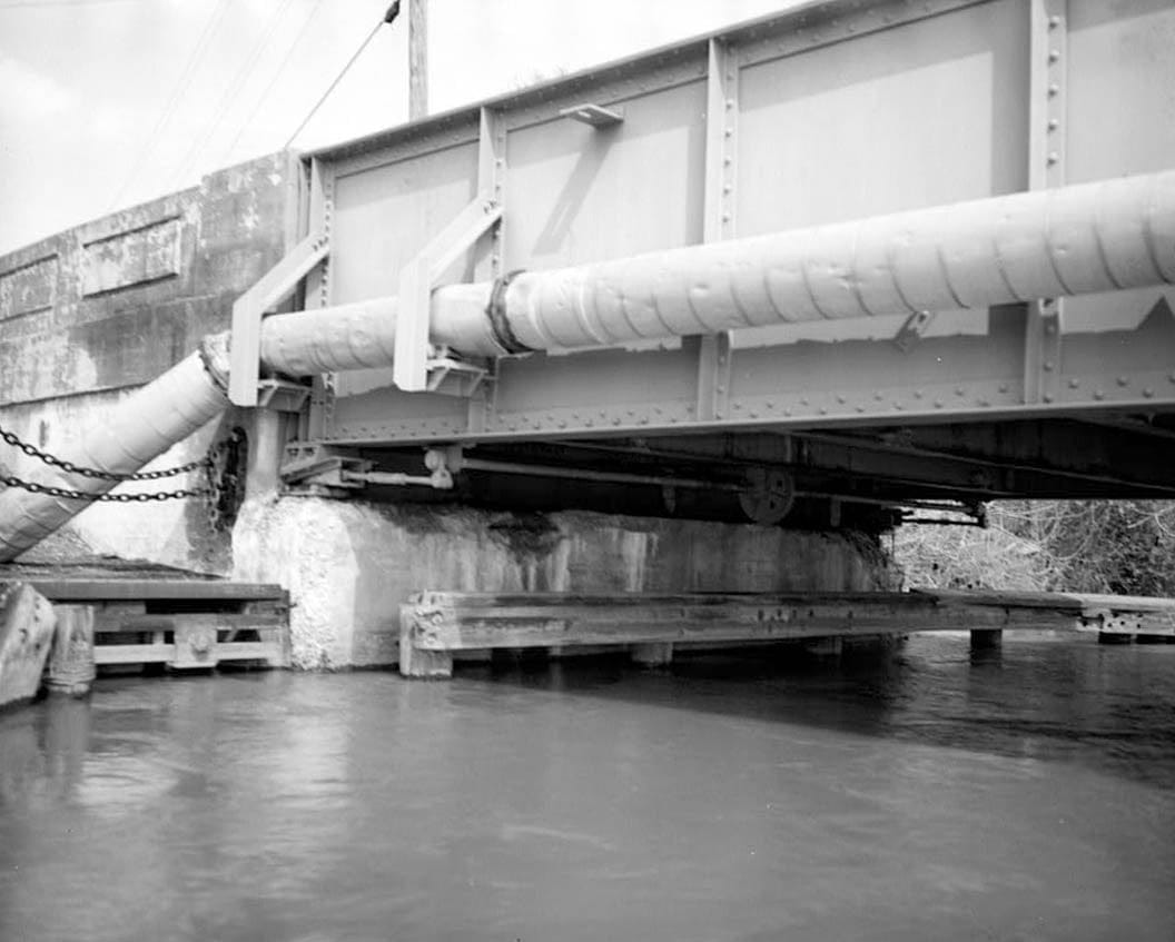 Historic Photo : Odessa Bridge, Spanning Appoquinimink River at Main Street (State Road No. 299), Odessa, New Castle County, DE 5 Photograph