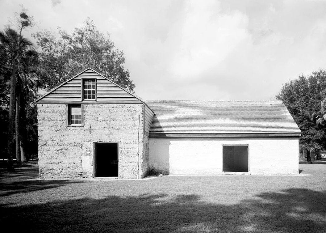 Historic Photo : Kingsley Plantation, Barn, 11676 Palmetto Avenue, Jacksonville, Duval County, FL 3 Photograph