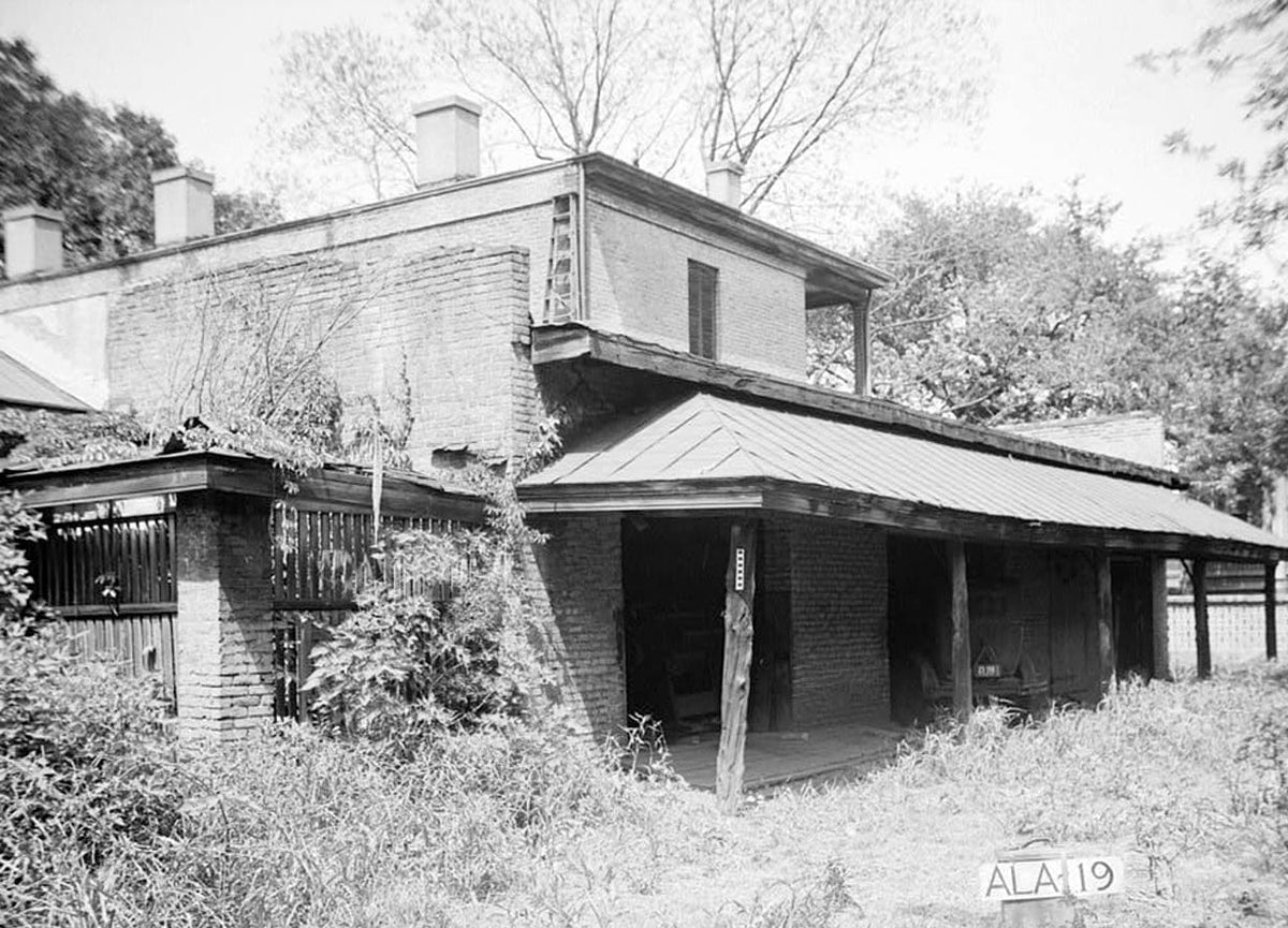 Historic Photo : Waring House, Stables, 108 South Claiborne Street, Mobile, Mobile County, AL 1 Photograph