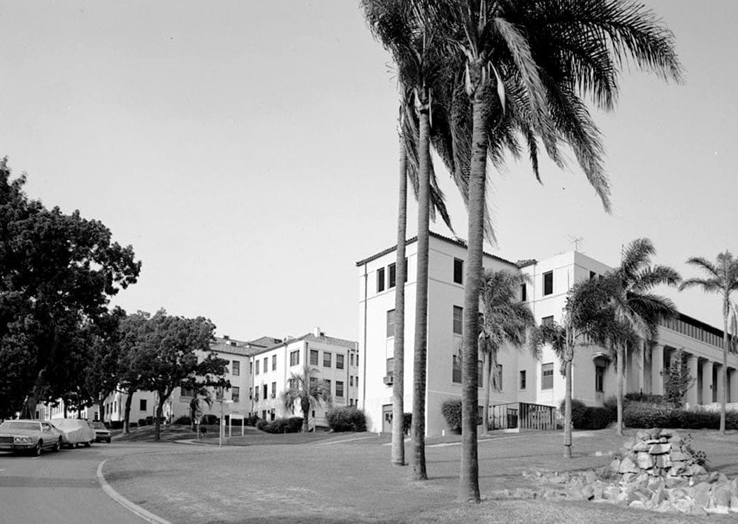 Historic Photo : U.S. Naval Hospital, Park Boulevard, Balboa Park, San Diego, San Diego County, CA 4 Photograph